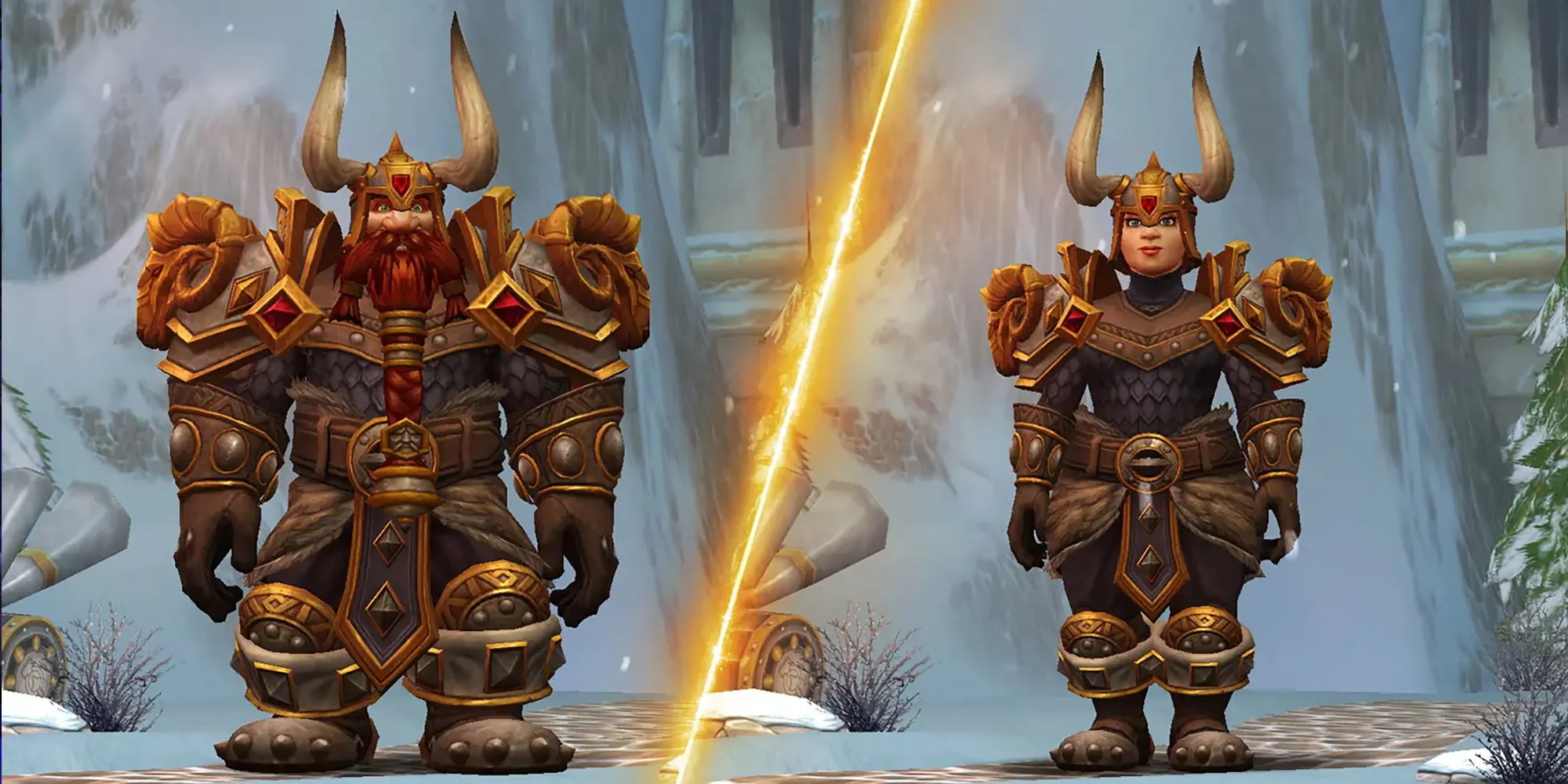 World of Warcraft Caballero de la Muerte Enano