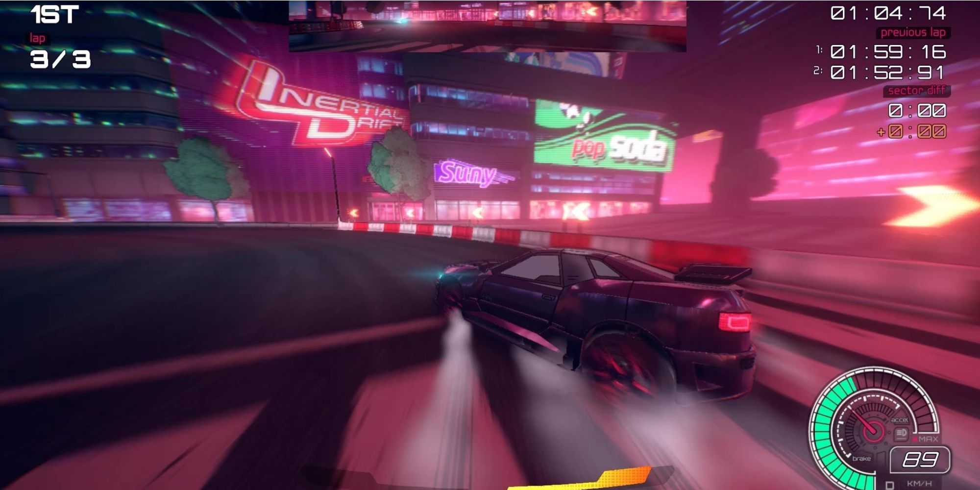 I giochi di corse più realistici - Inertial Drift - Il giocatore sfreccia per le strade con stile