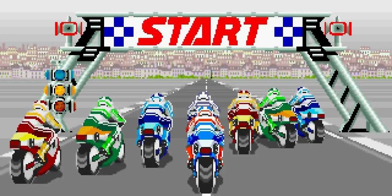 Los mejores juegos de carreras de Sega - Super Hang-On