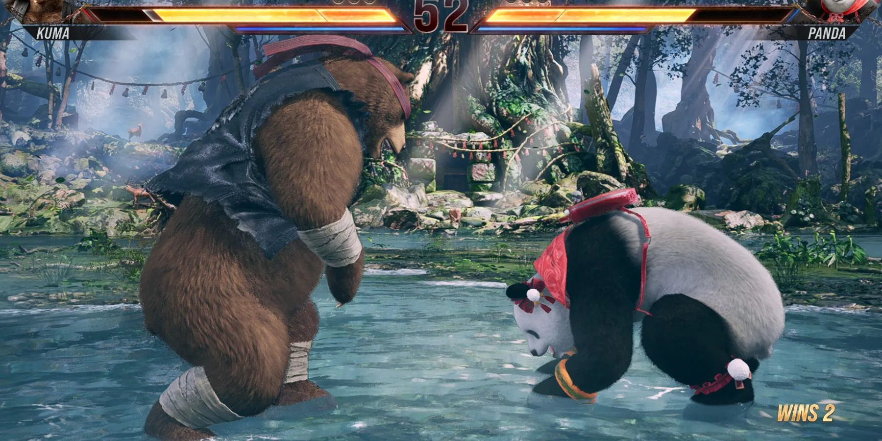 クマ vs パンダ