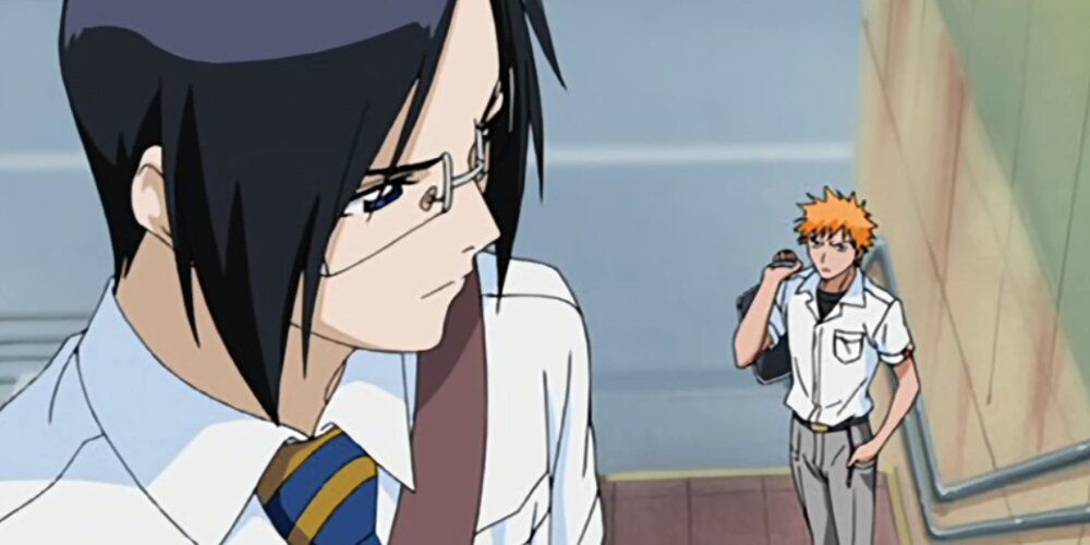 Uryu et Ichigo échangeant des regards