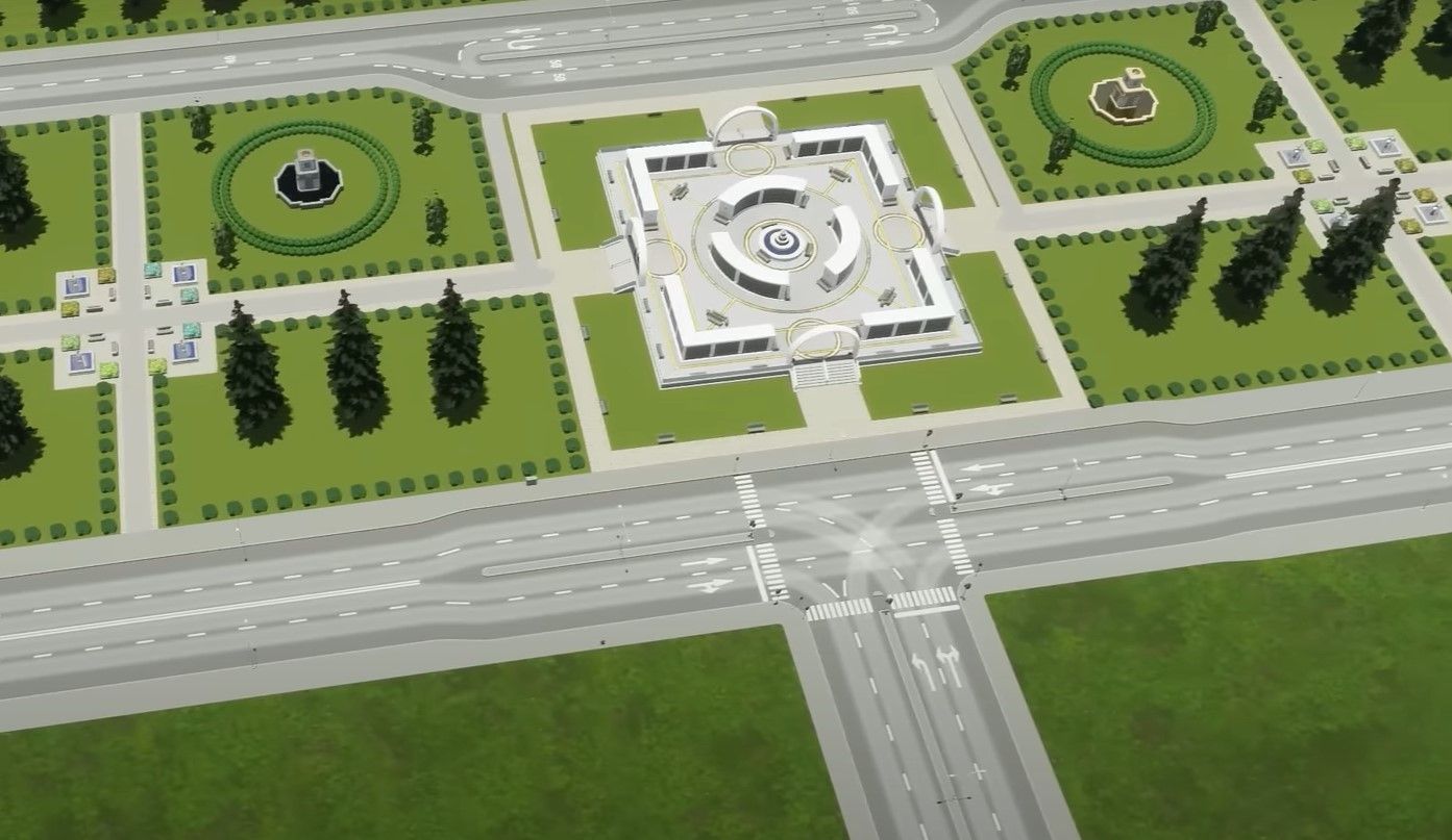 Parques e Estruturas de Columbário de Cemitério em Cities: Skylines 2