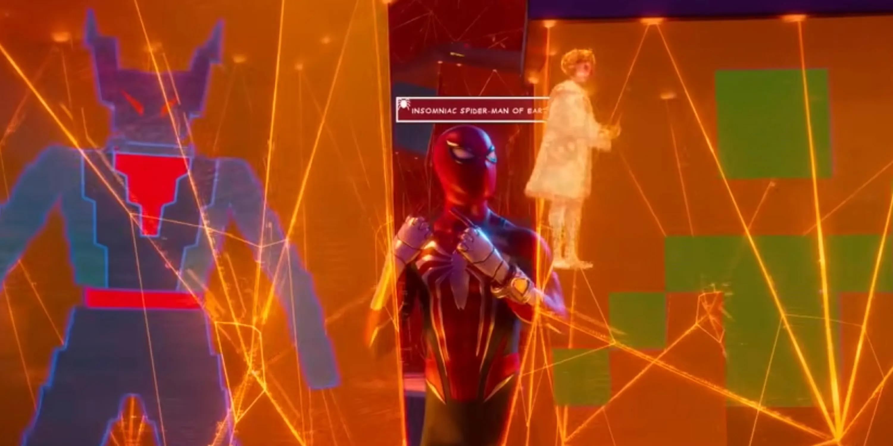 Insomniac Spider-Man dans À travers le Spider-Verse
