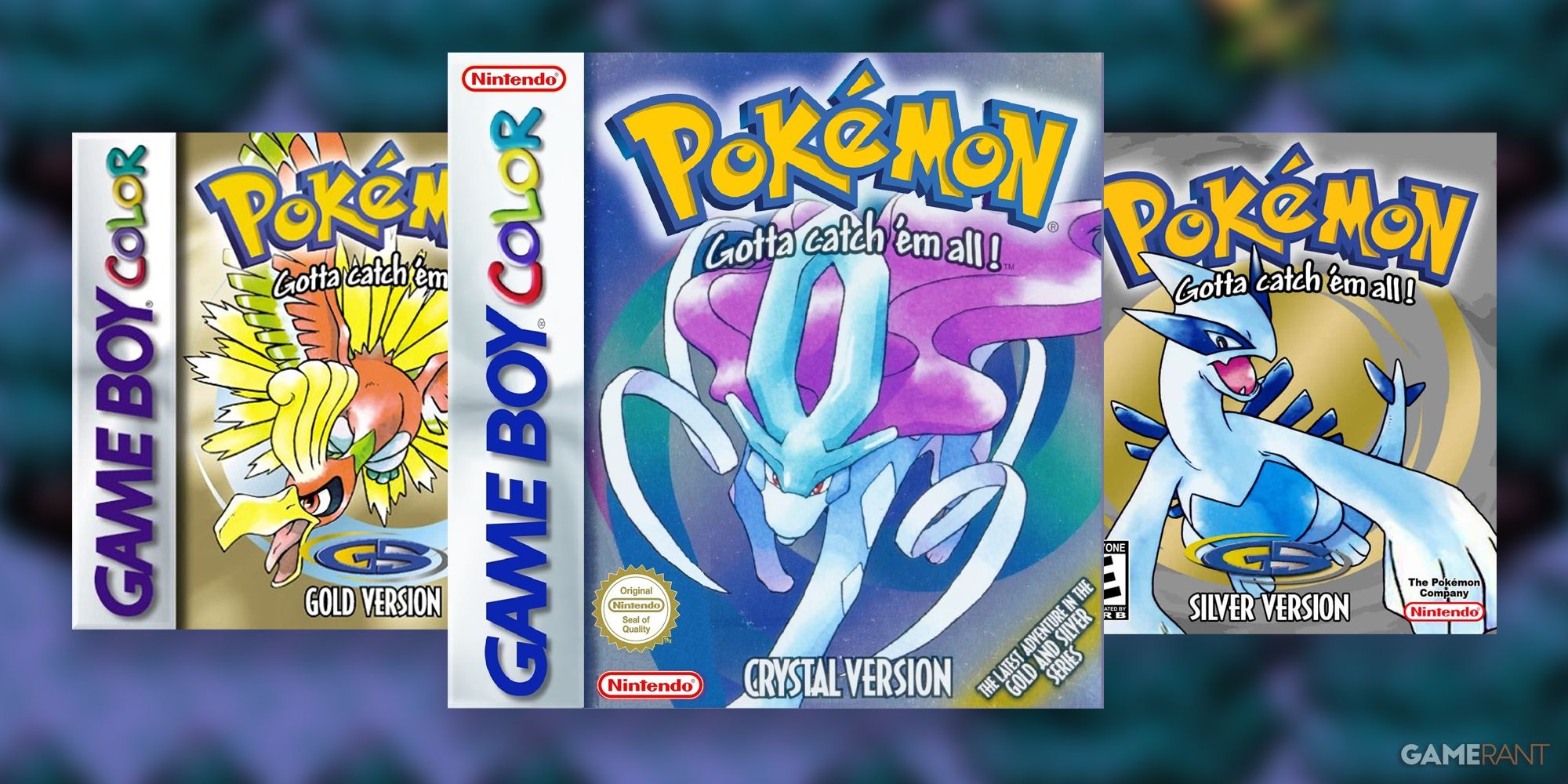 Pokemon Gold, Crystal, and Silver
