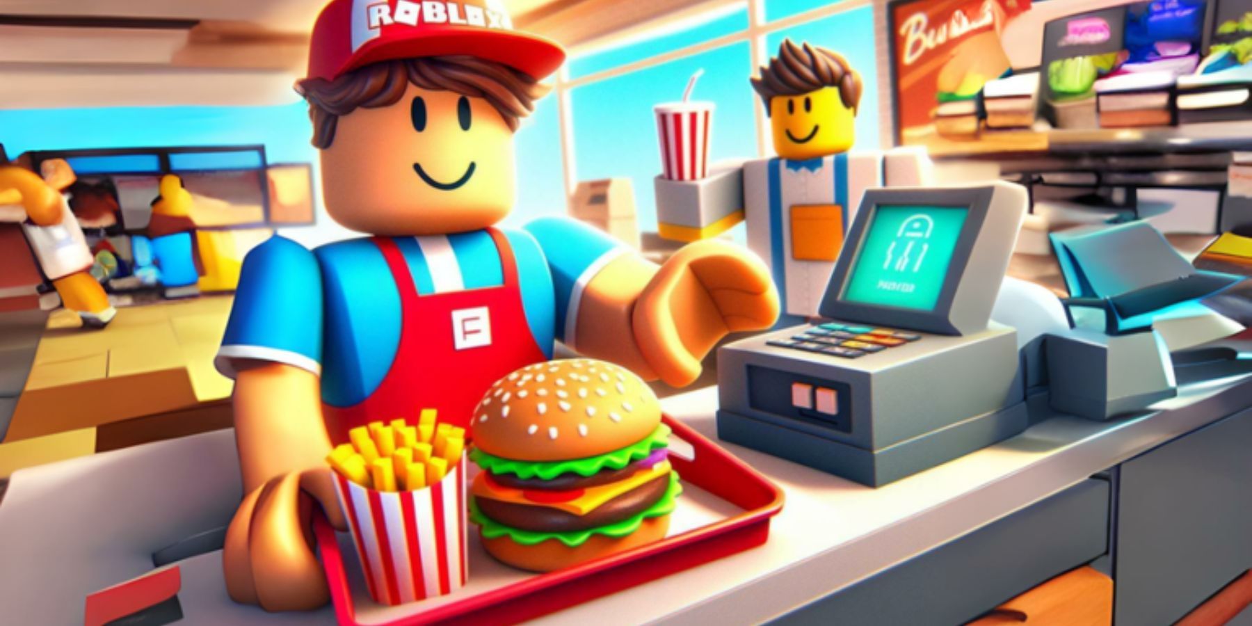 Burger Store Tycoon: personaggio in un ristorante