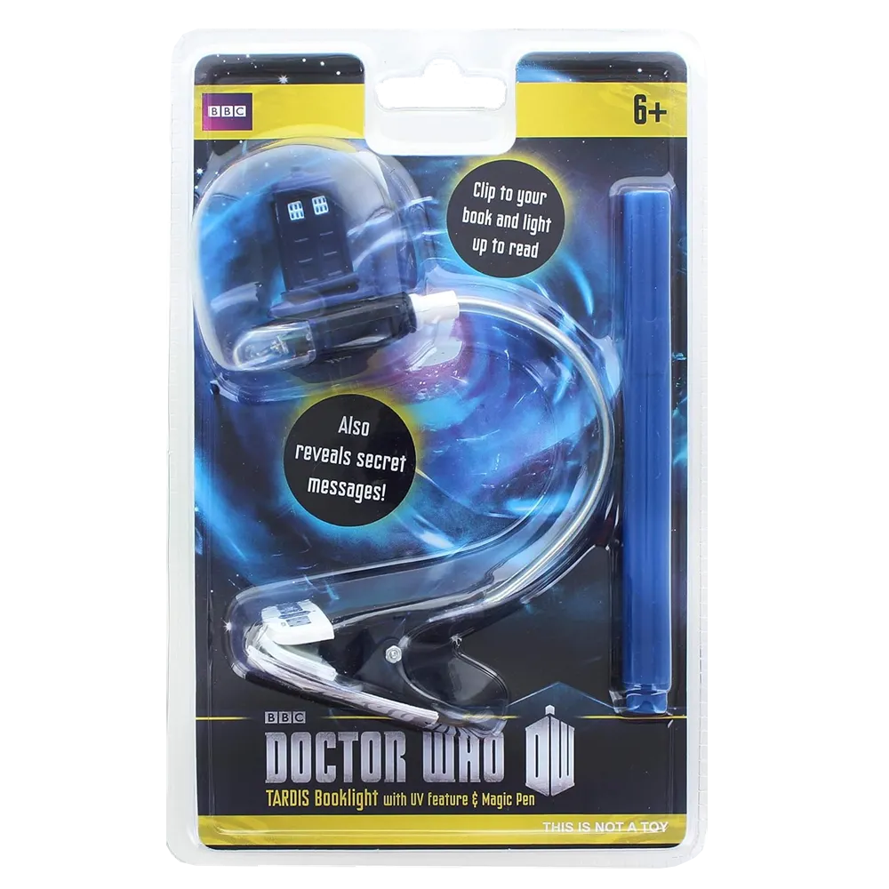 Lampe de livre Doctor Who avec stylo UV