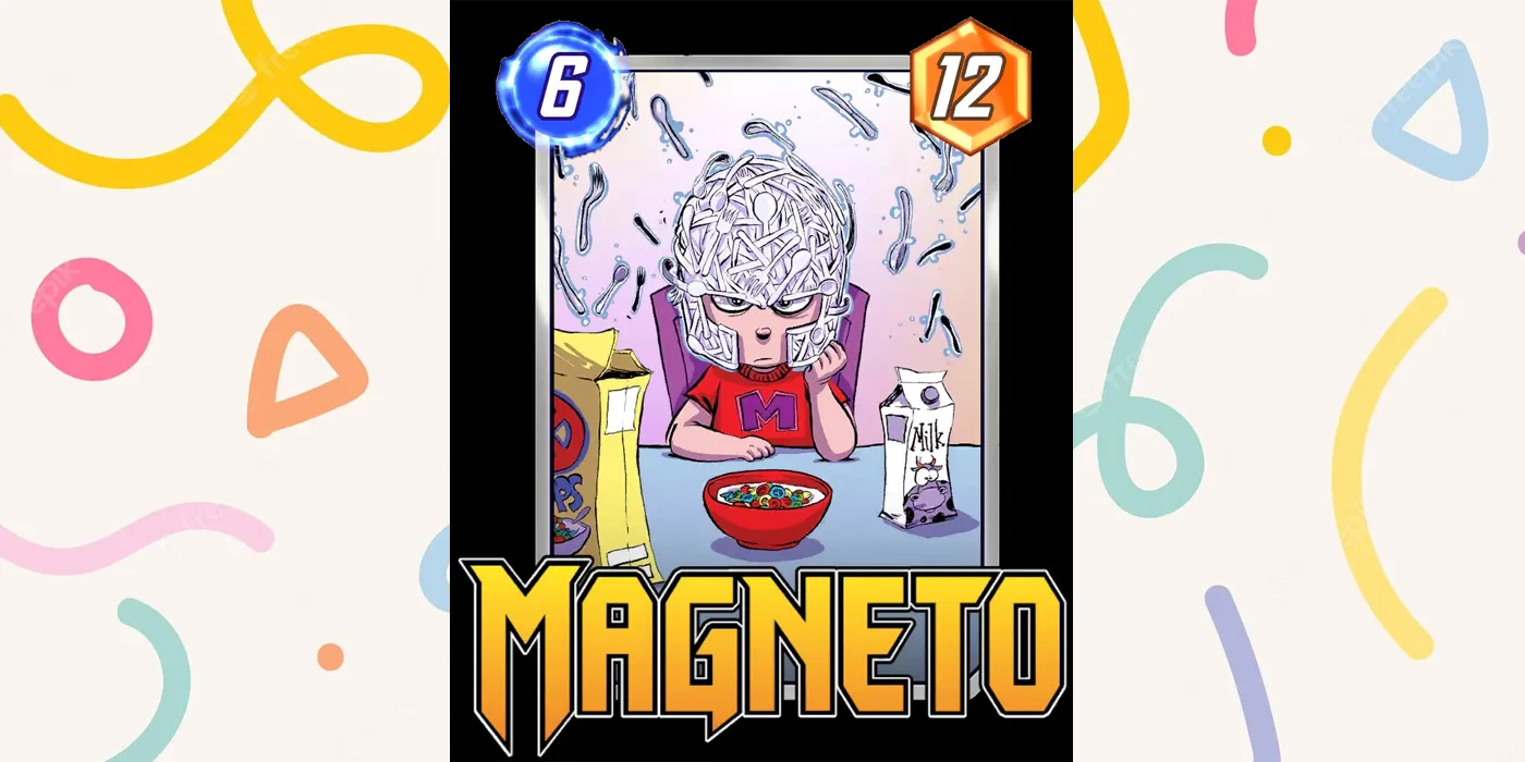 Marvel Snap Baby Variant Card Art Magneto