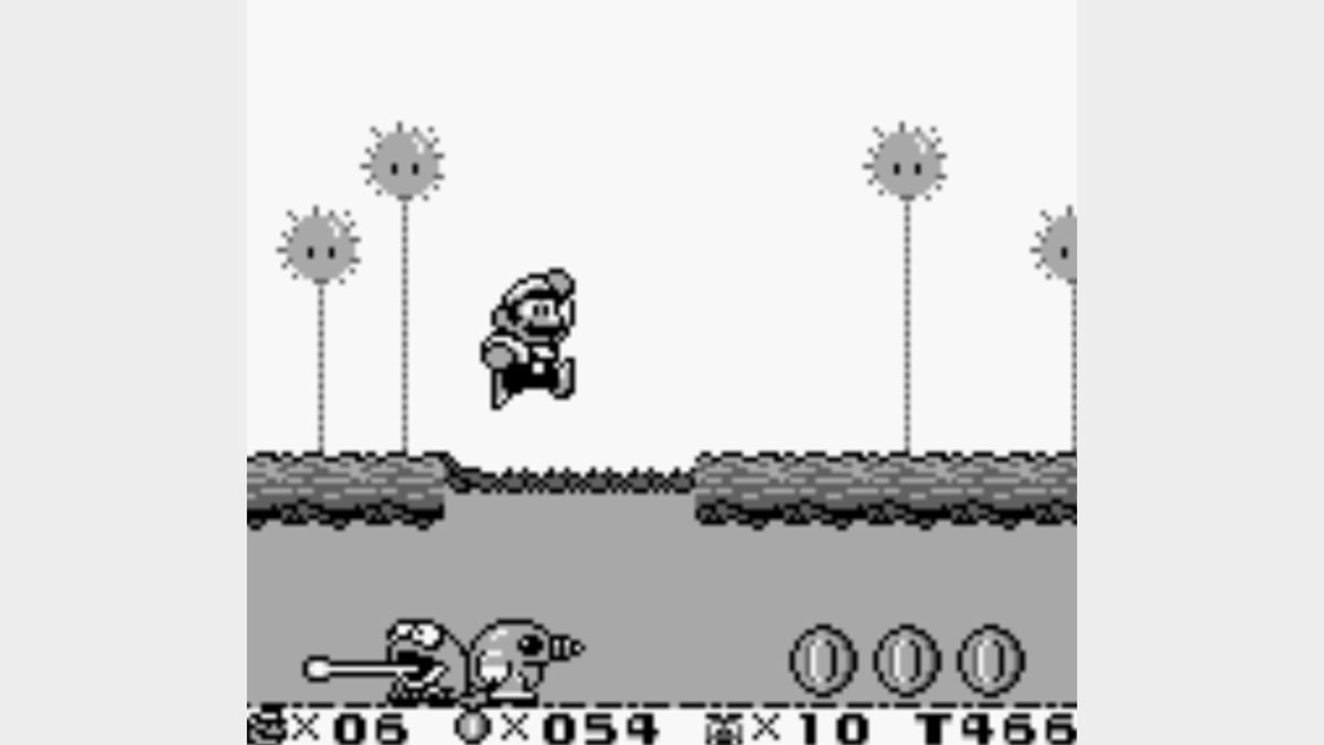 Captura de pantalla de Super Mario Land: 6 Golden Coins en Game Boy original