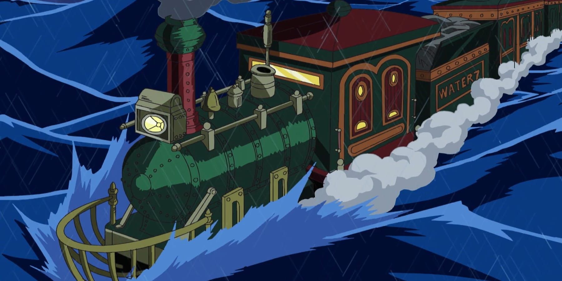 One Piece Sea Train Puffing Tom