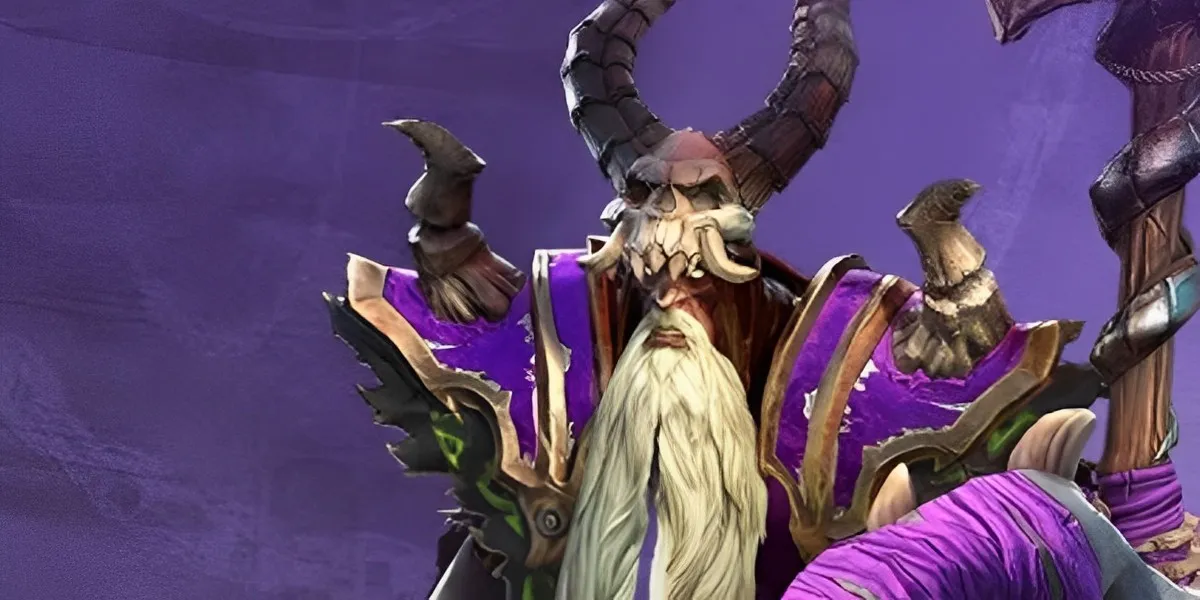 Un nigromante de Warcraft 3: Reforged