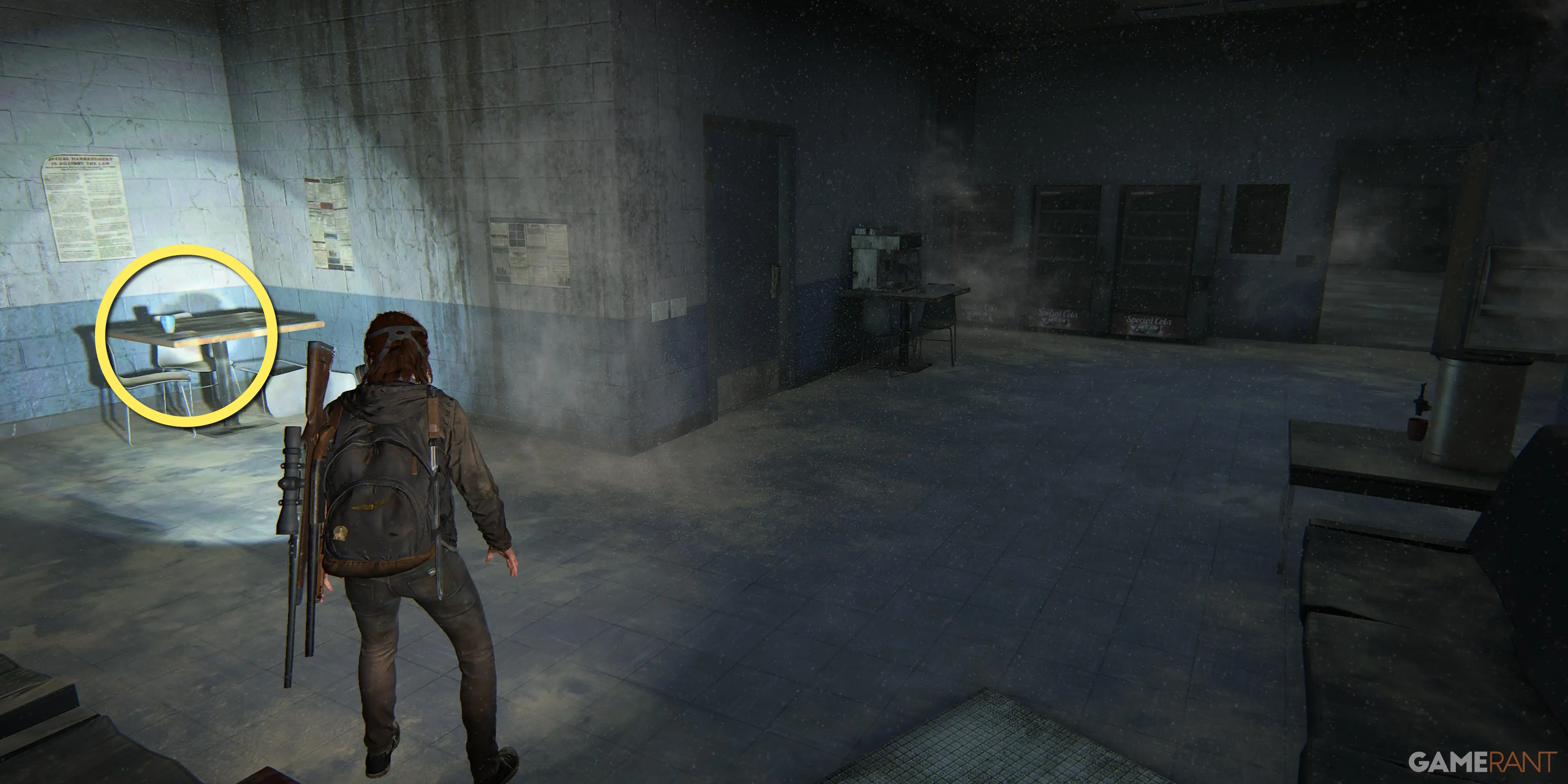 l'artefact de The Last of Us™ Part II des tunnels - note de la salle des casiers