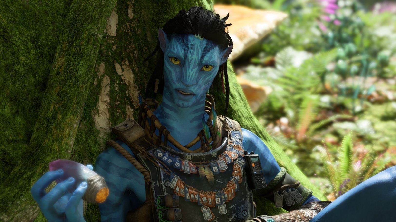 Il tuo mentore in Avatar: Frontiers of Pandora, accetta un frutto curativo all'inizio della tua missione.
