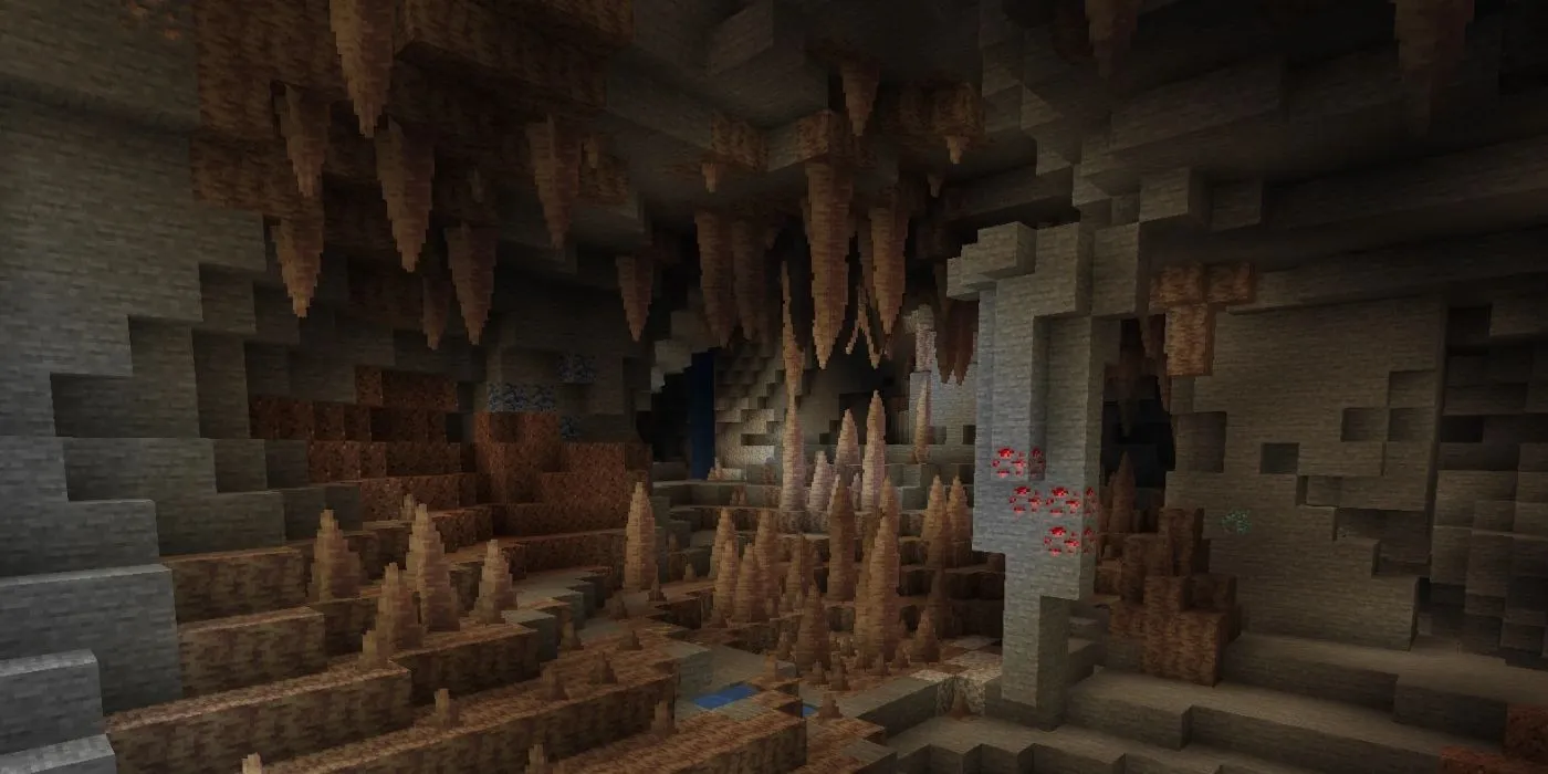 stalattiti di minecraft