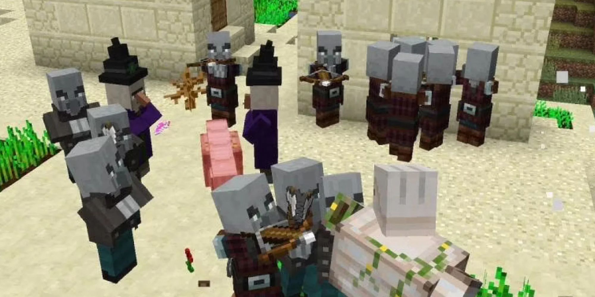 Набег пиллагеров в Minecraft