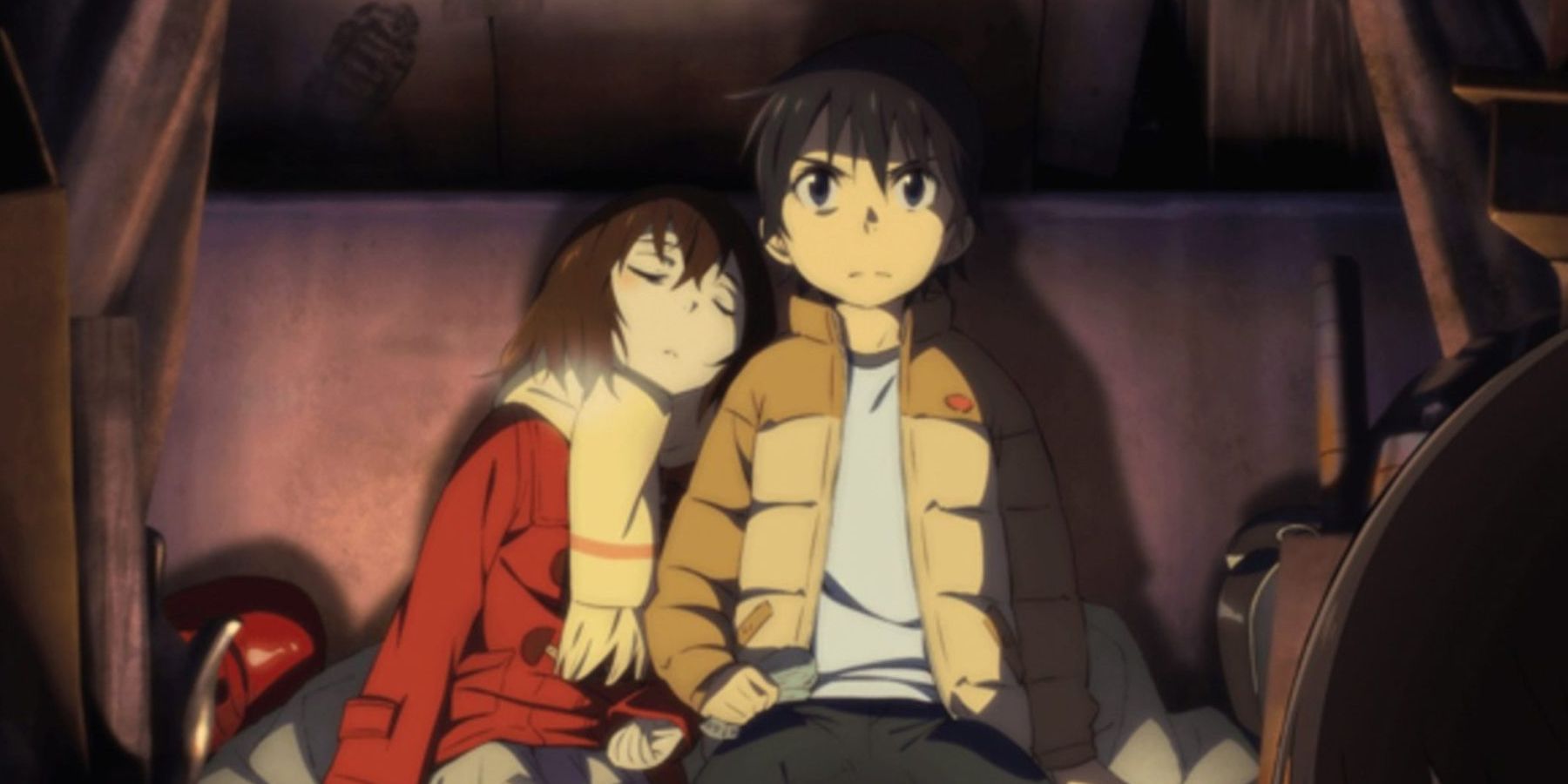 The Younger Versions Of Satoru and Kayo In Erased
