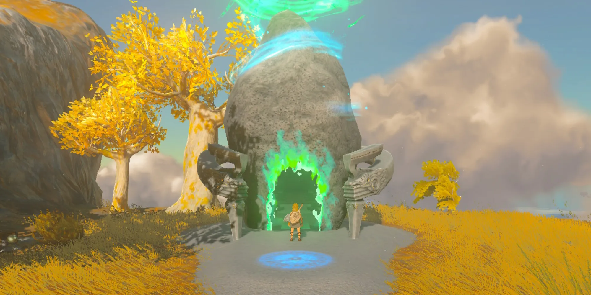 Link entrando in un Santuario di Luce
