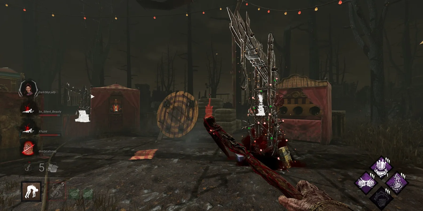 Dead By Daylight Blight Running Towards Scourge Hook Cropped