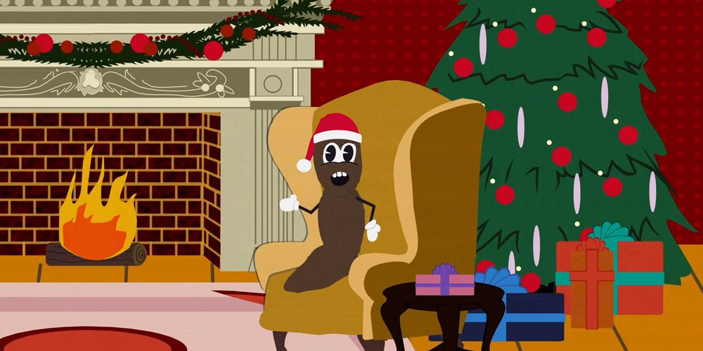 A still from the South Park Christmas special