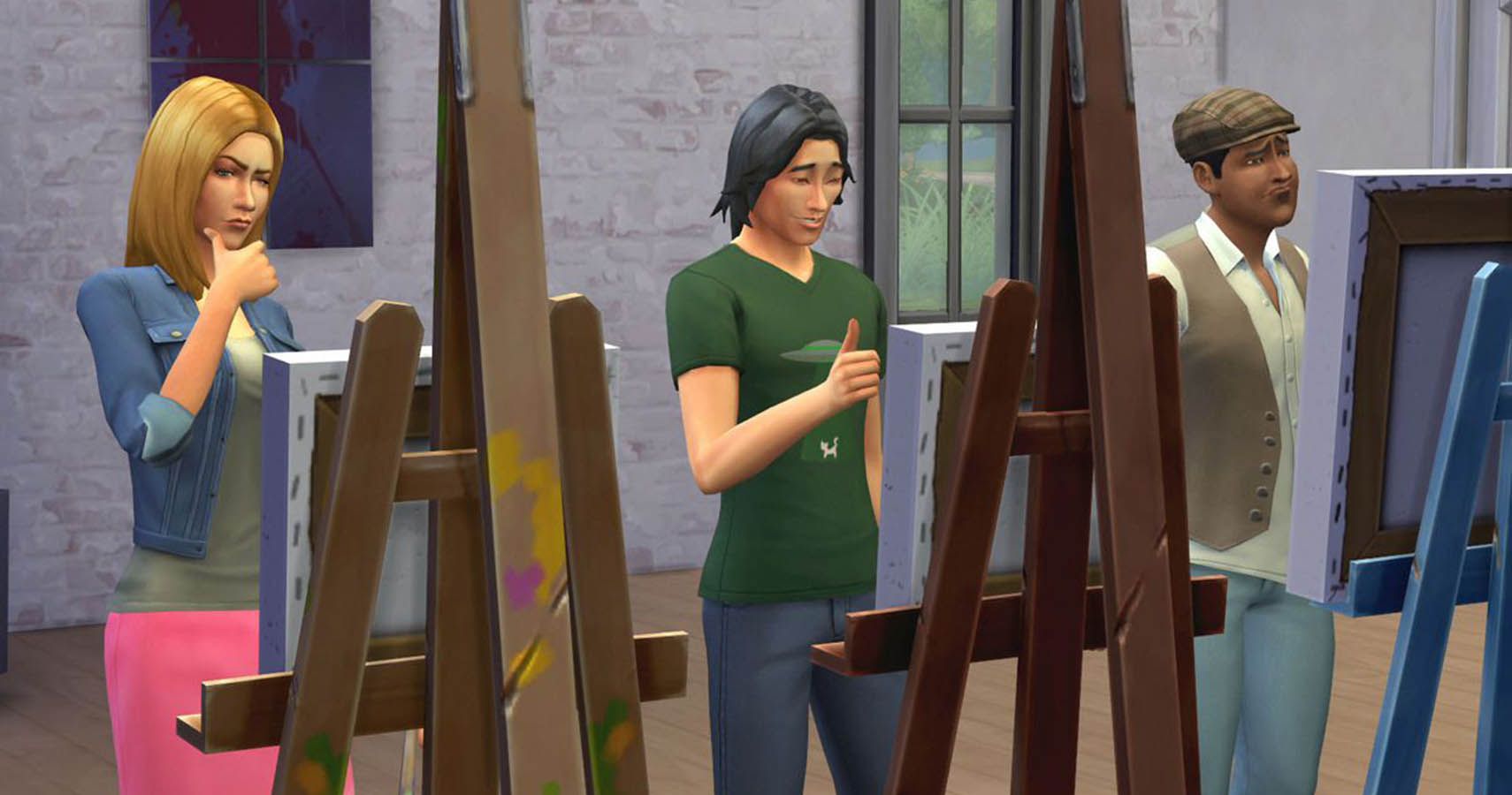 Pintura en Los Sims 4