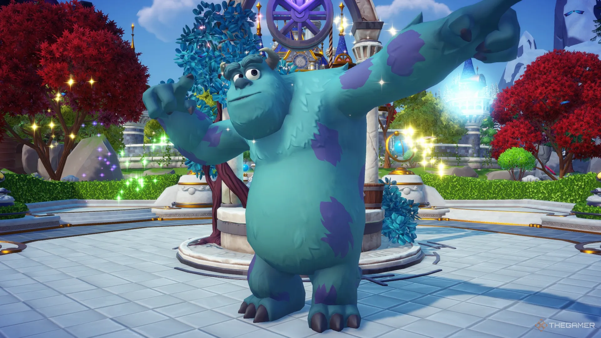 Disney Dreamlight Valley welcoming Sulley to the village