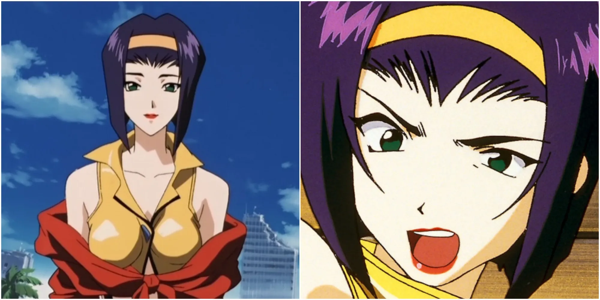 Collage Of Faye Valentine From Cowboy Bebop