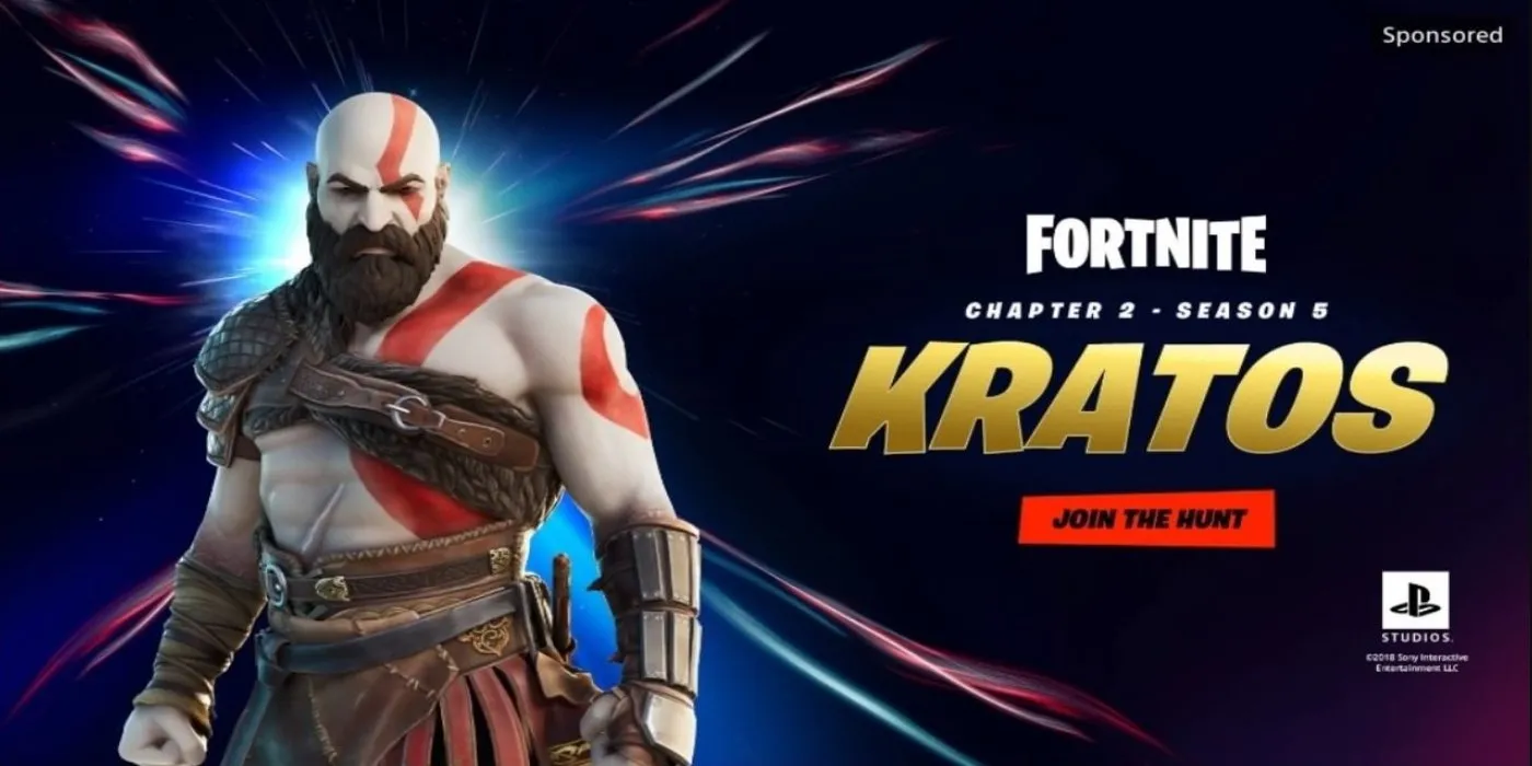 Skin di Kratos di Fortnite trapelata