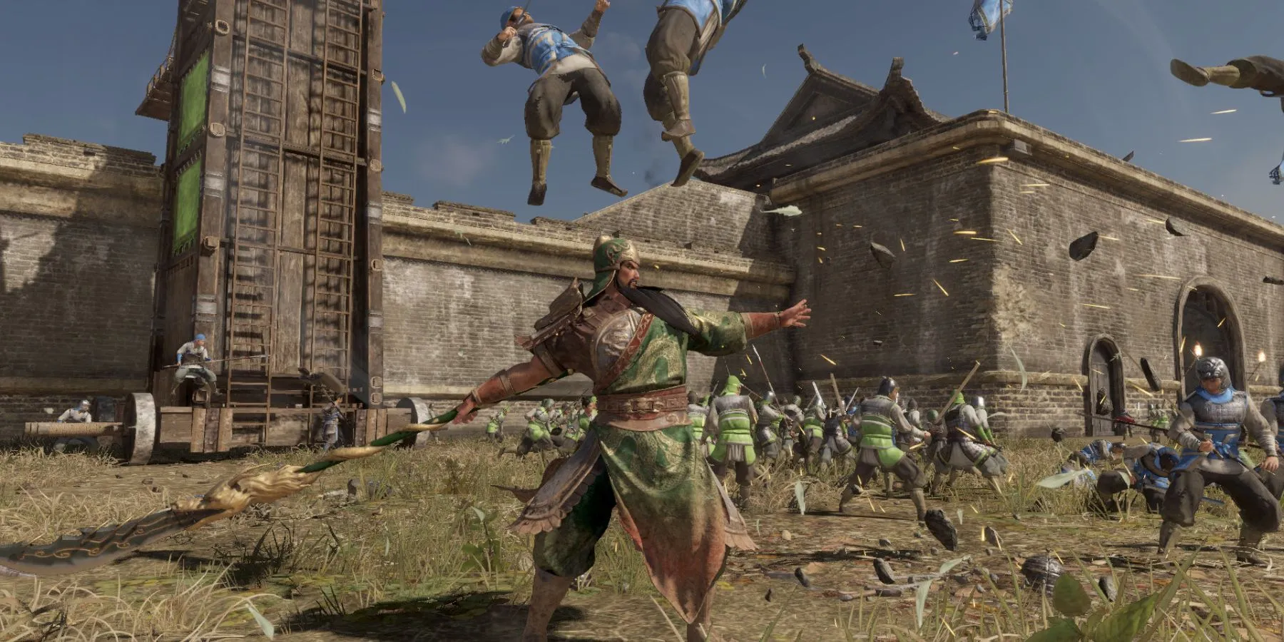 Guan Yu colpisce nemici
