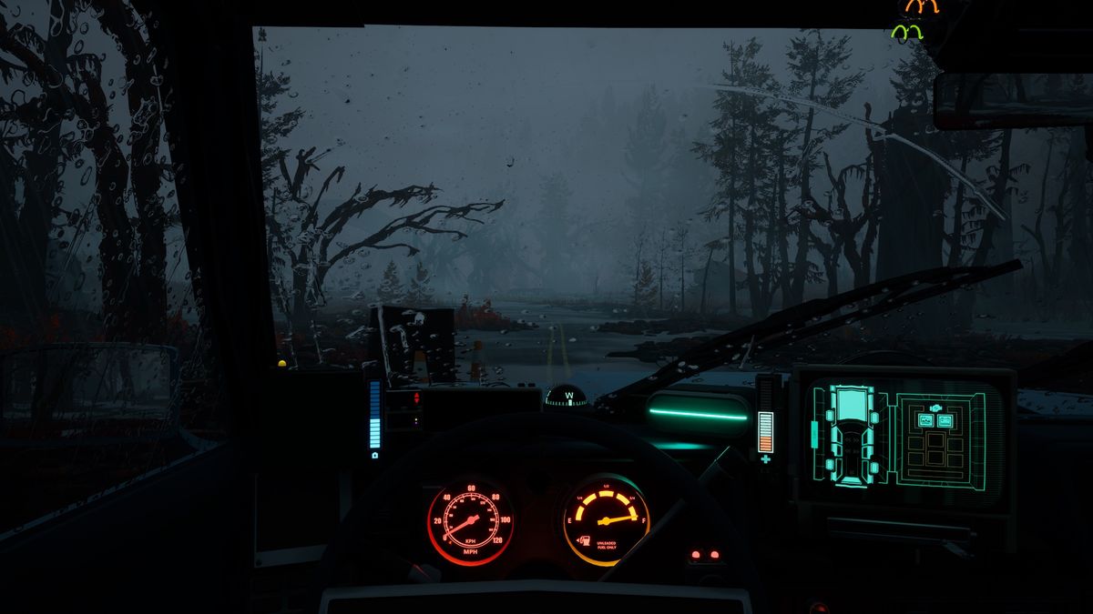 Screenshot di Pacific Drive