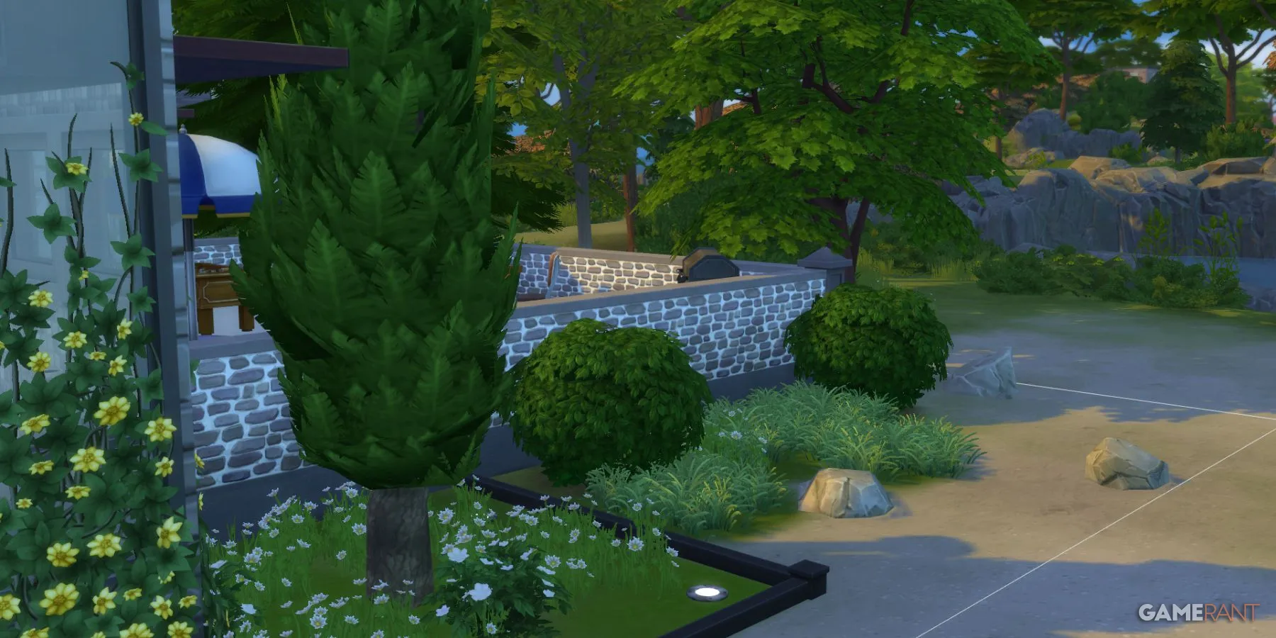 The Sims 4 花园中的植物