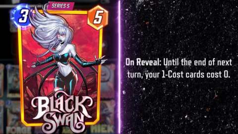 Black Swan va rendre très facile de jouer vos cartes Infinity Stone.