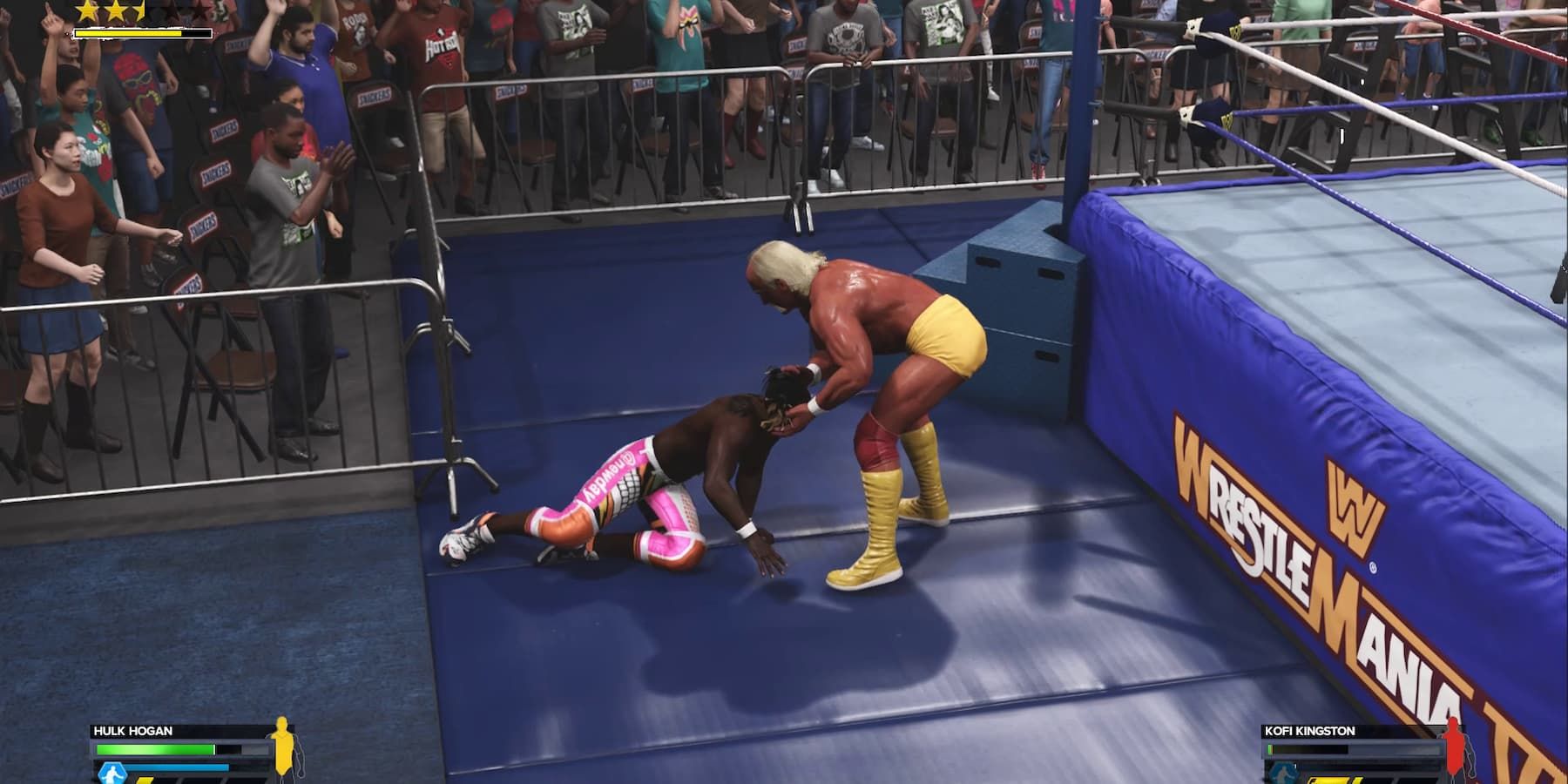 picking up downed opponent wwe 2k24