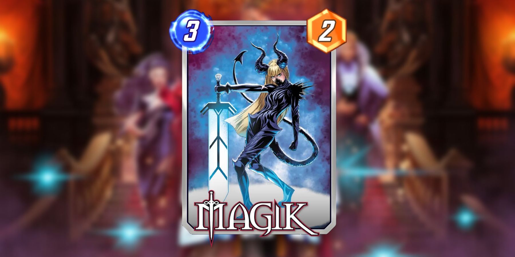 magik hellfire gala variant in marvel snap.
