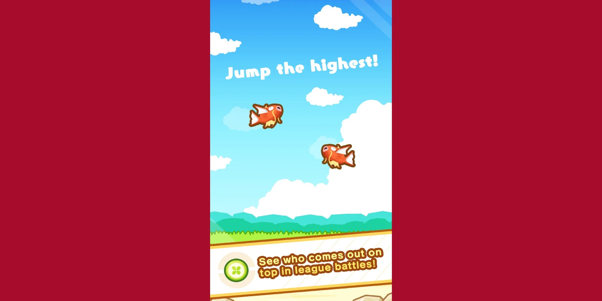 Il giocatore allena un Magikarp a saltare più in alto