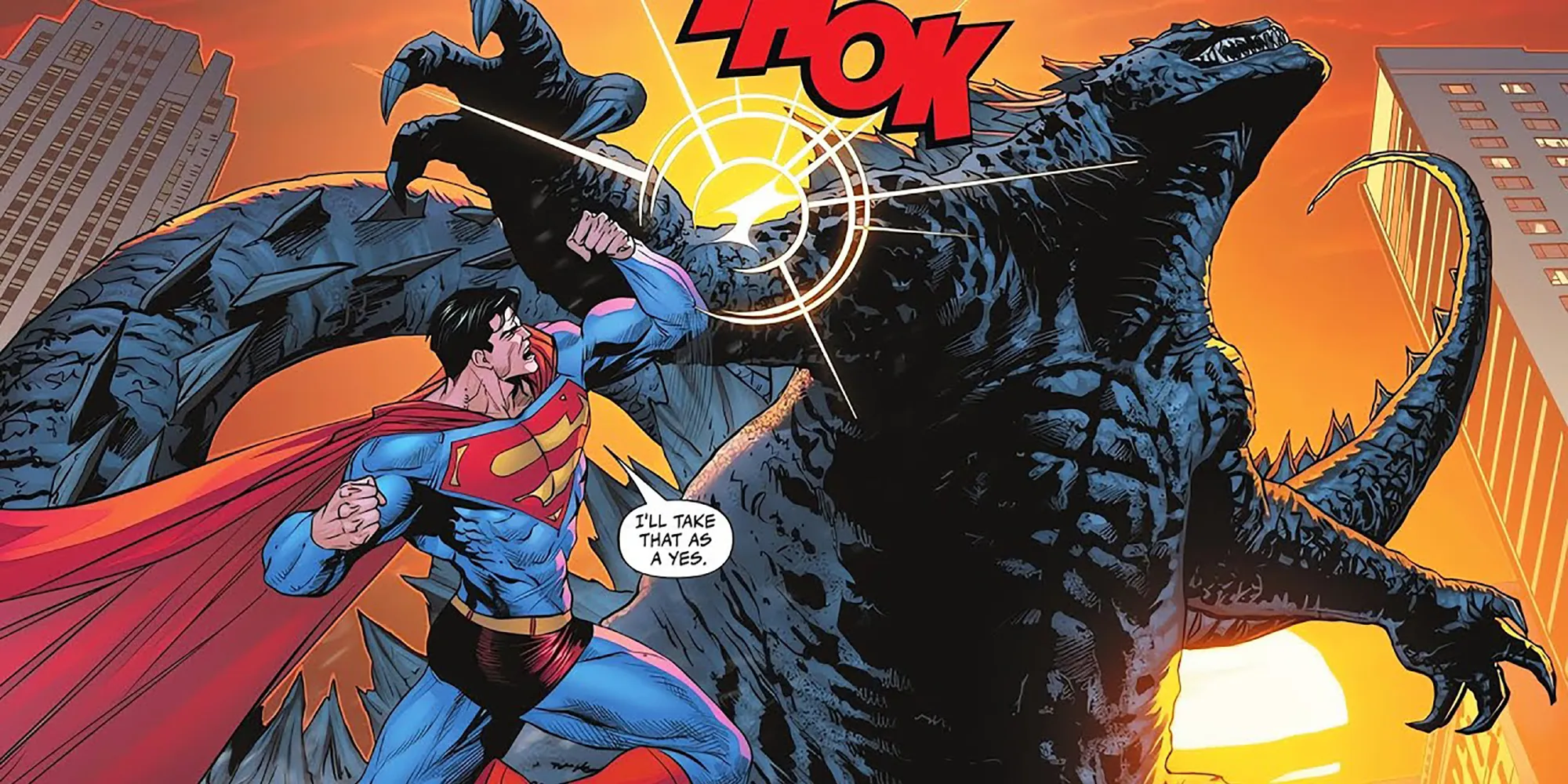 Superman vs Godzilla