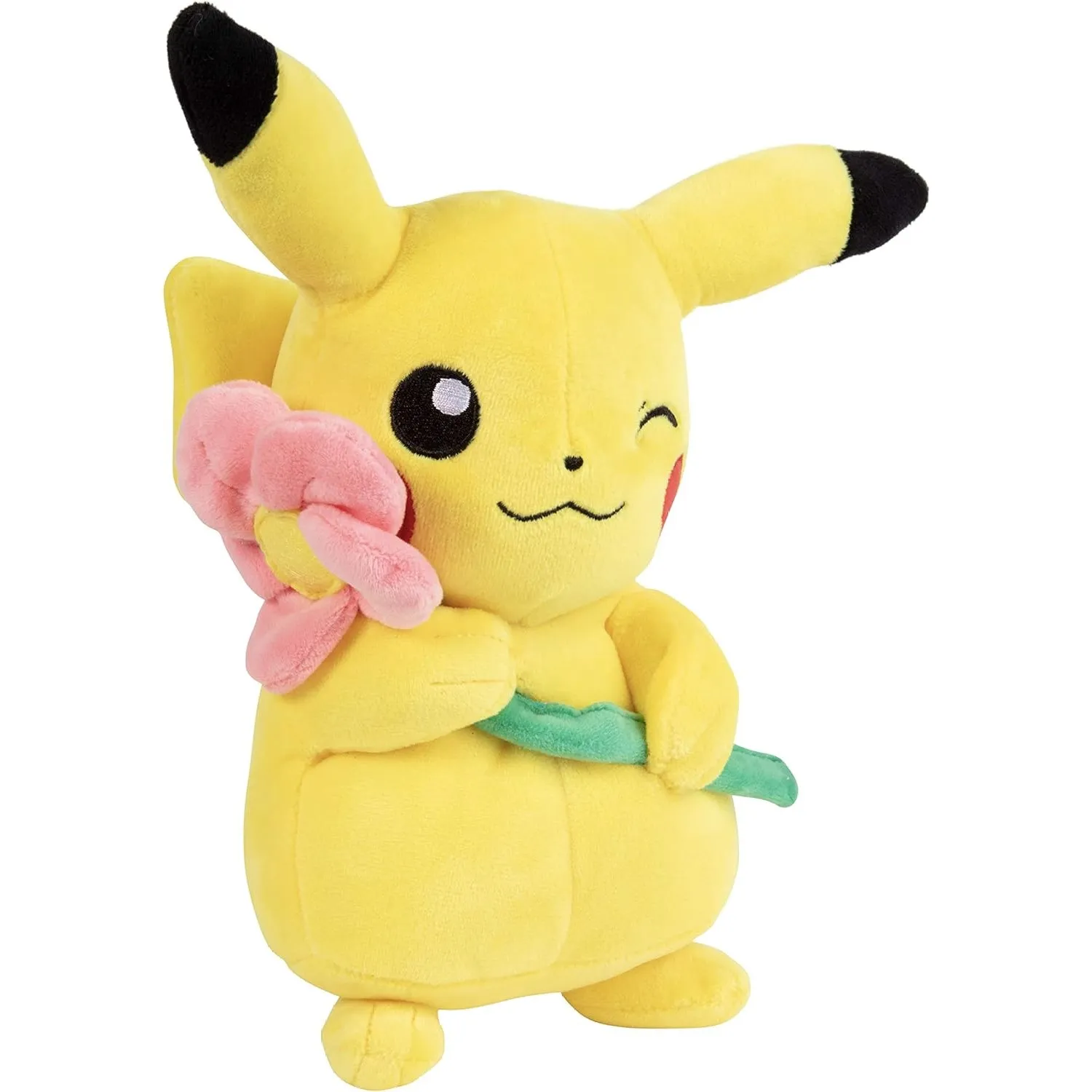 Pikachu with Flower Plush