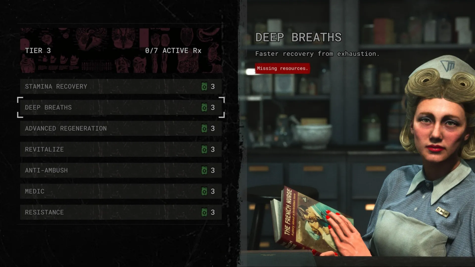 The third tier of prescriptions in The Outlast Trials.