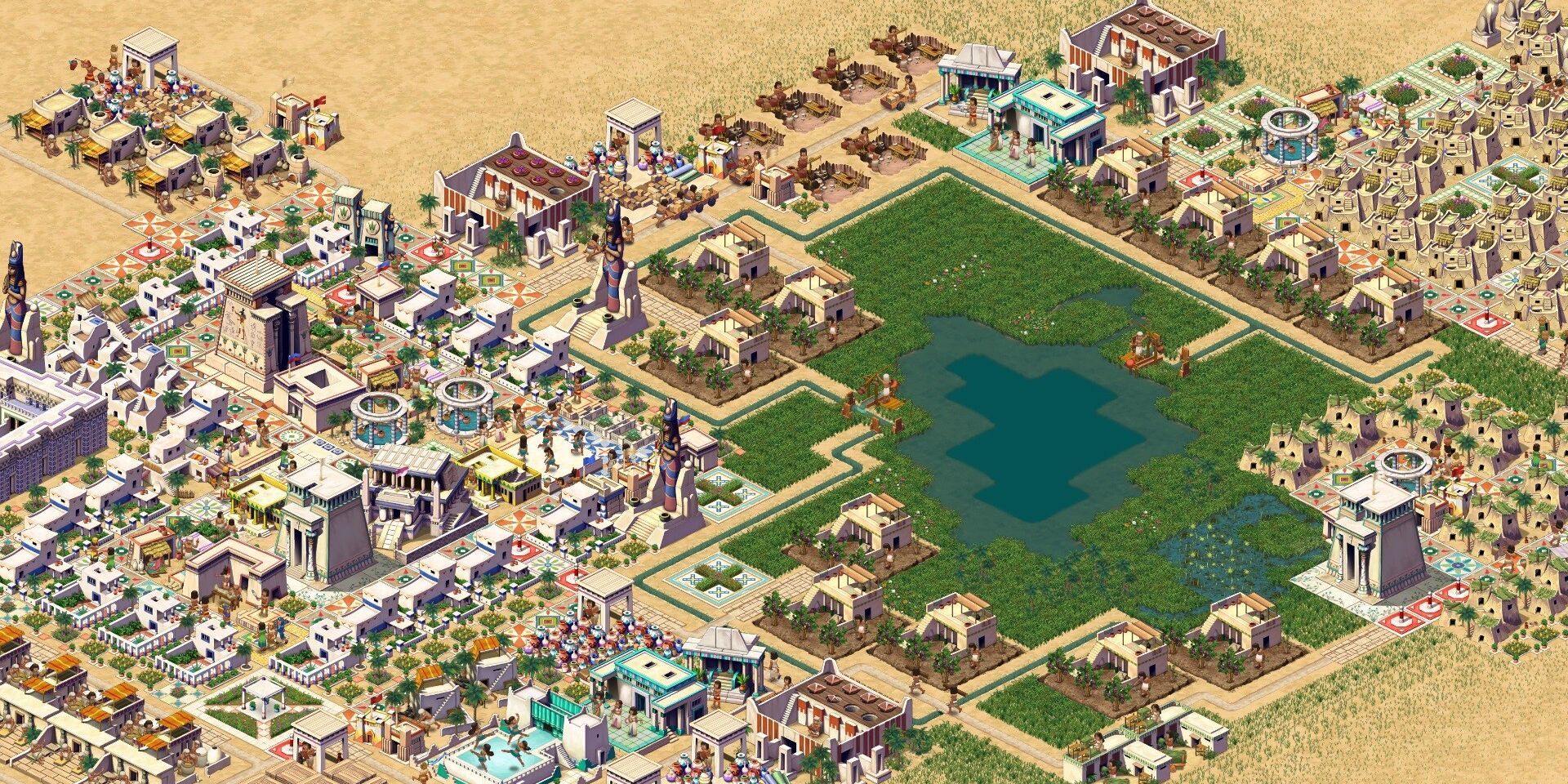 Pharaoh A New Eraの大きな都市