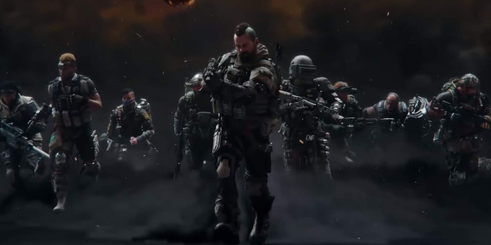 Call of Duty Black Ops personaggi che camminano verso la telecamera