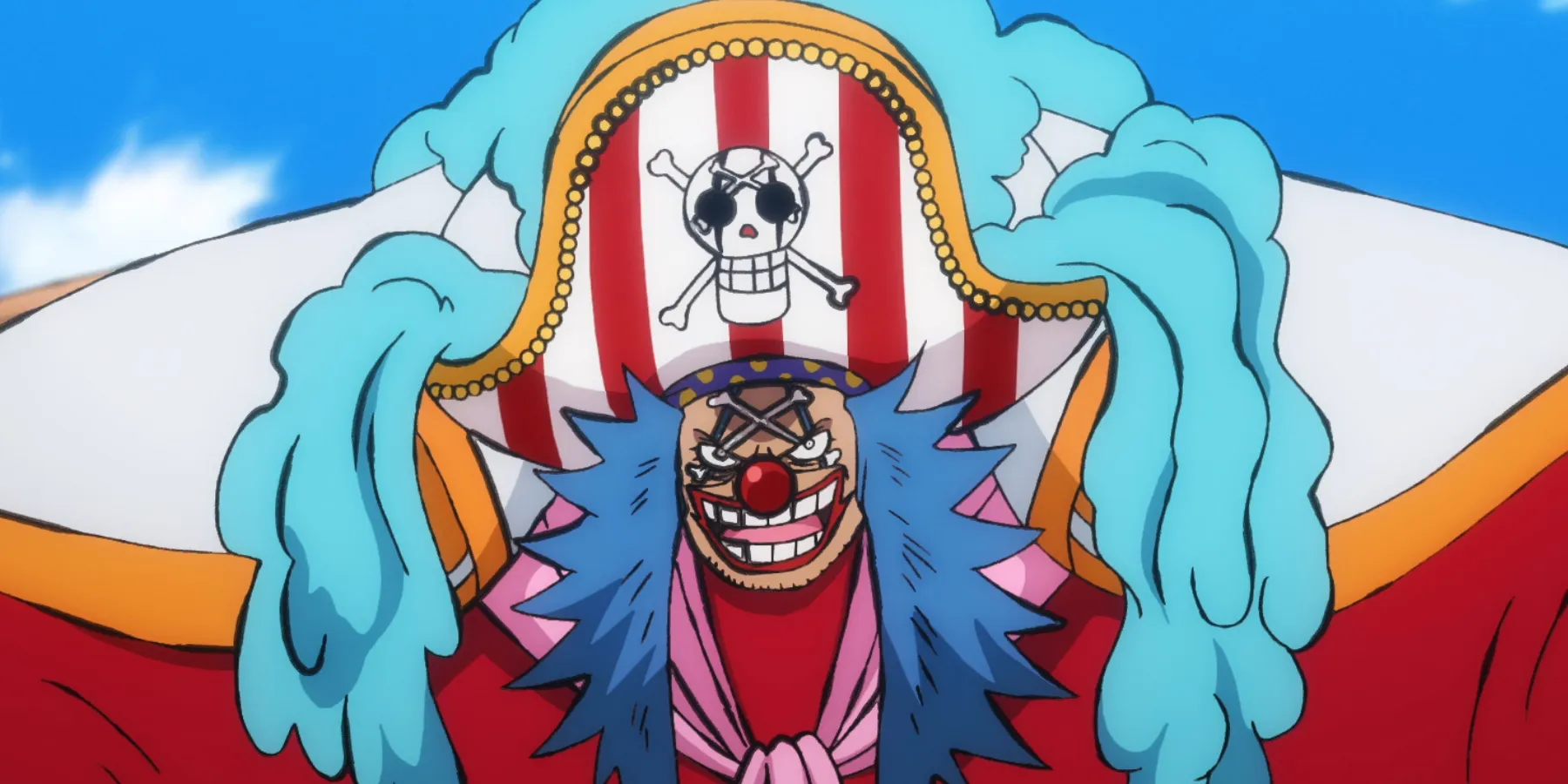 Warlord Buggy riant dans One Piece