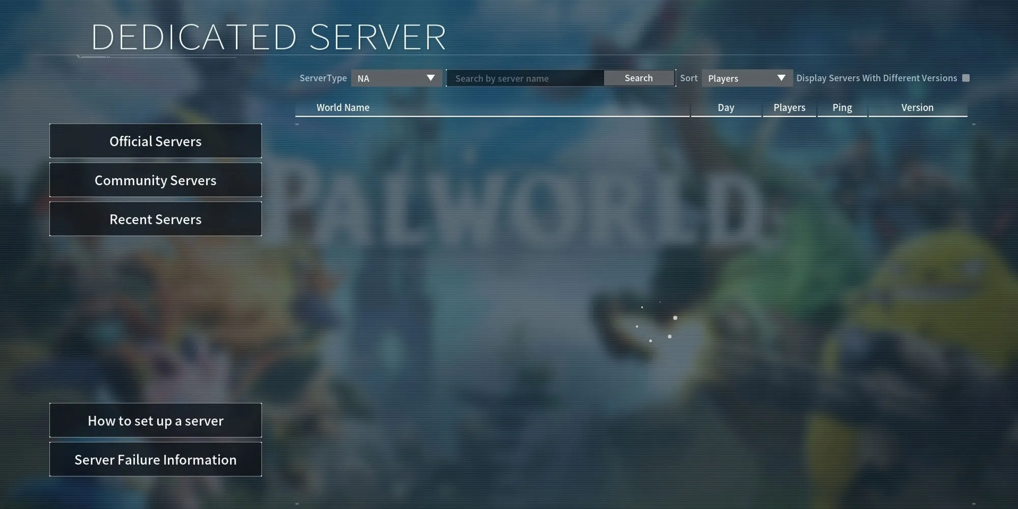 Palworld中的多人服务器