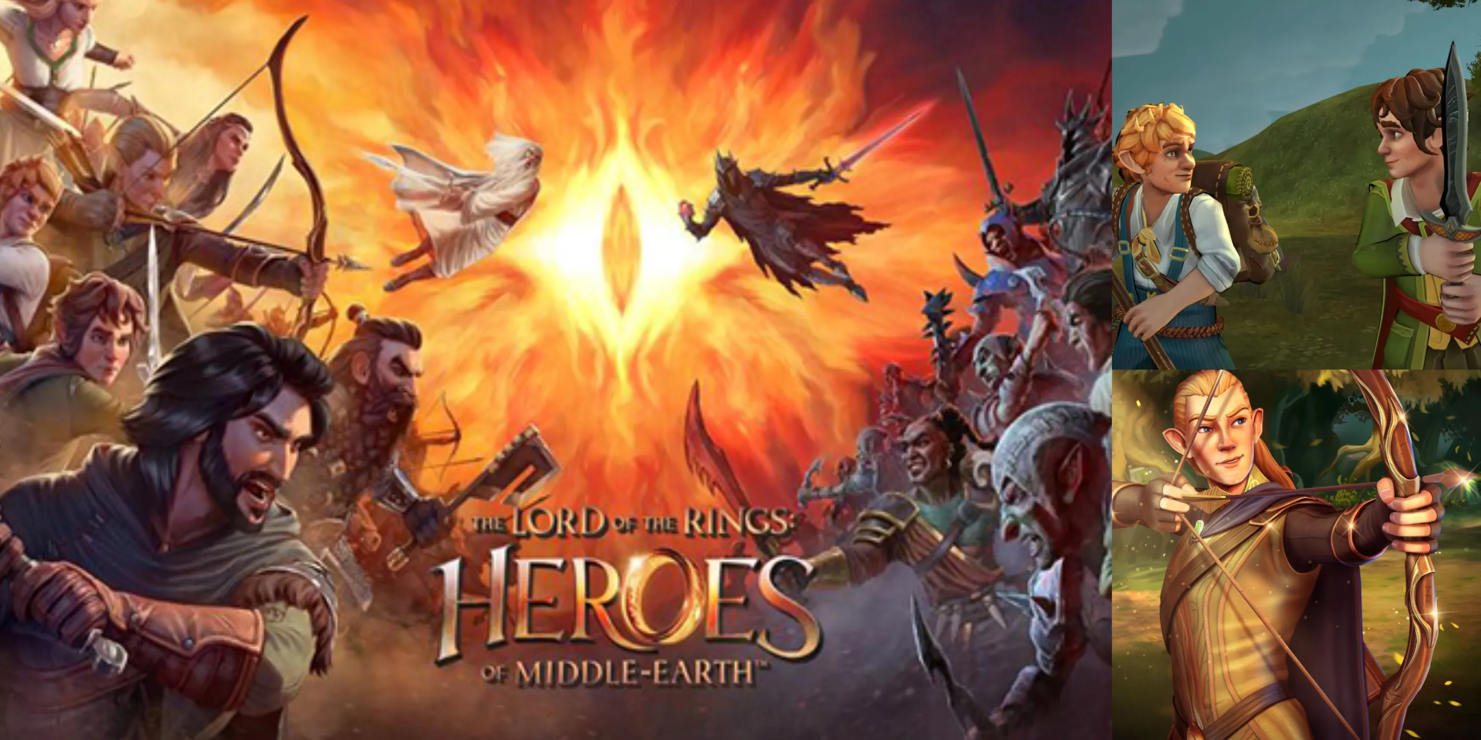 LOTR: Heroes of Middle-Earth Cover Art