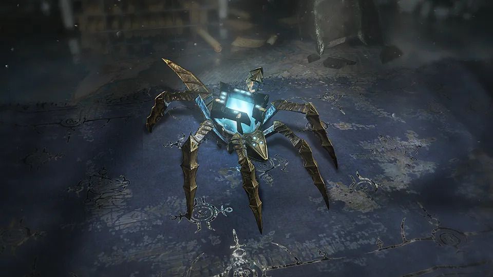 Un robot compagno Seneschal si trova per terra in Diablo 4