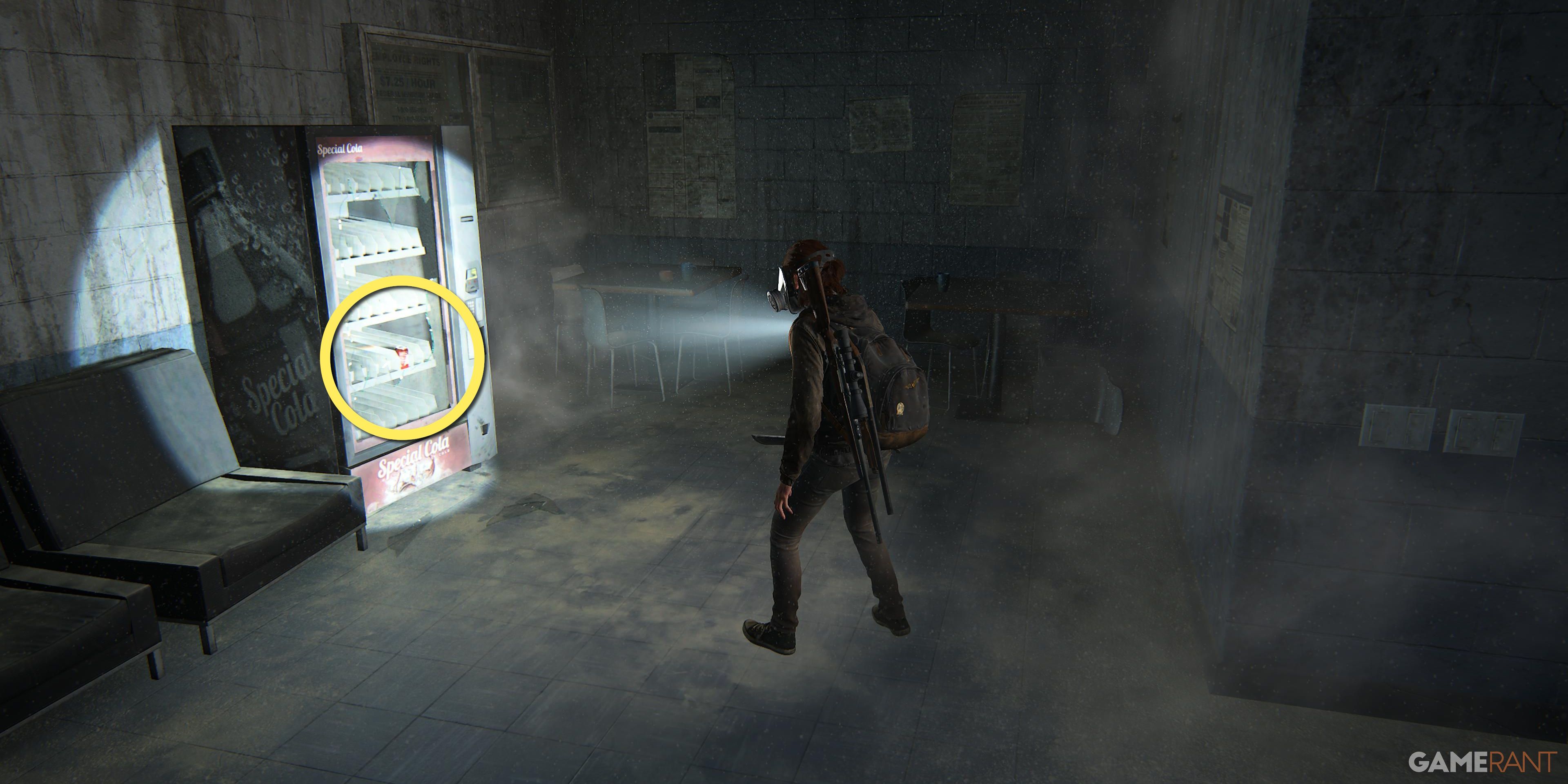 l'artefact de The Last of Us™ Part II des tunnels - note de la canette de soda