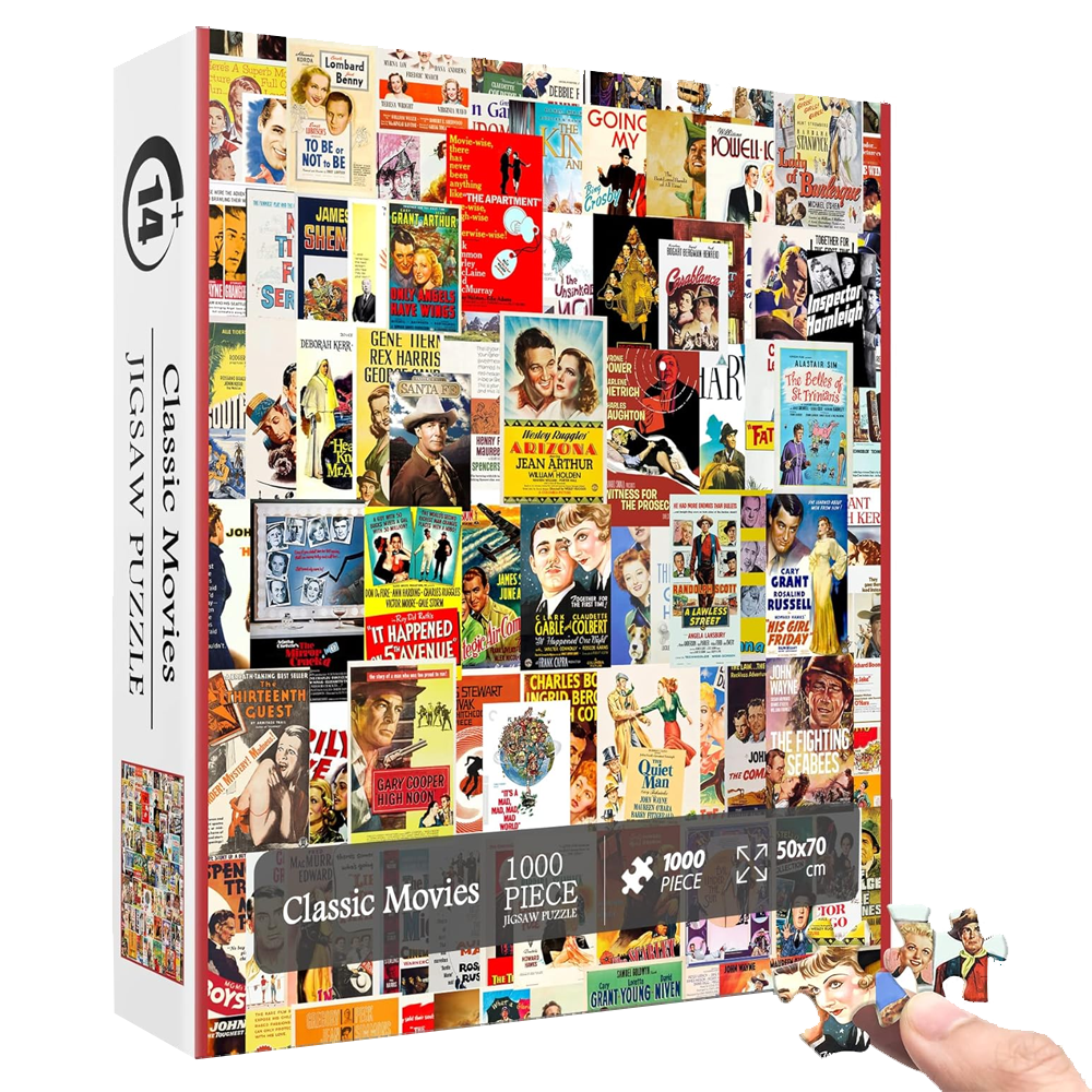 The Best Movie and TV Puzzles Classic Movie Posters Puzzle