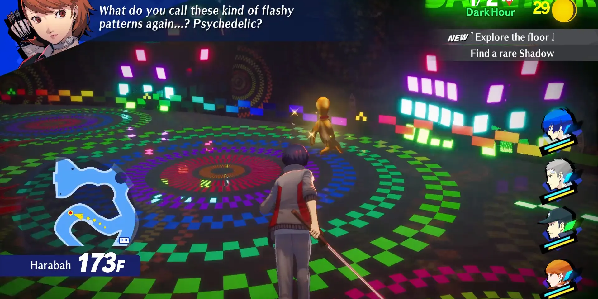 Image of a luxury hand enemy in the Harabah Block of Tartarus in Persona 3 Reload