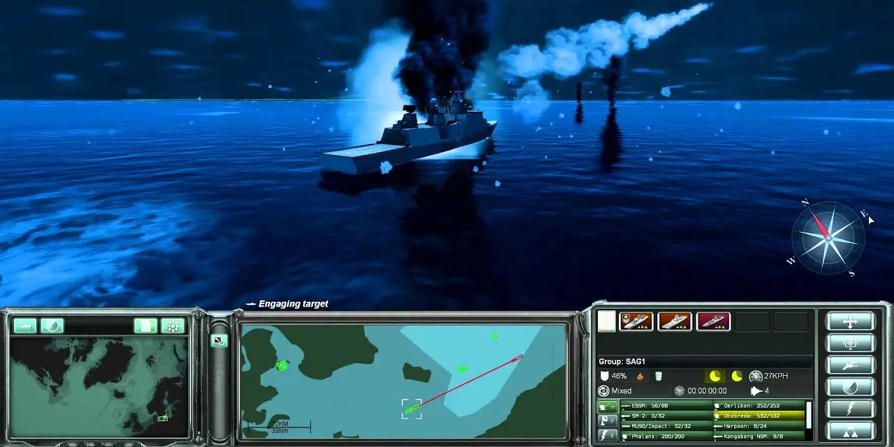 现代巨人战略游戏-海上战争北极圈
