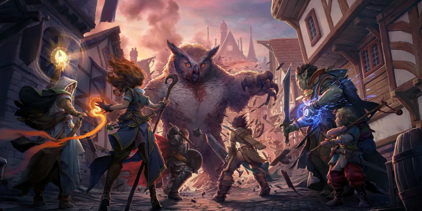 Pathfinder Wrath of the Righteous official artwork with multiple characters