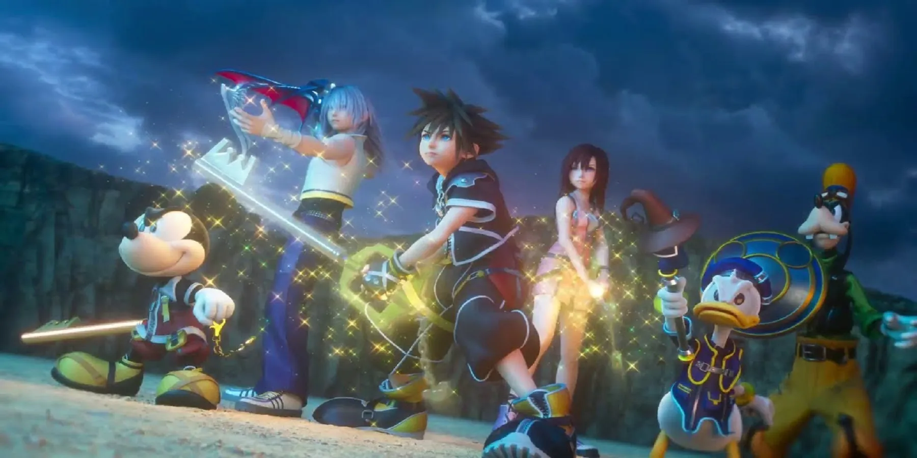 Ouverture de Kingdom Hearts 3 avec Sora et ses amis