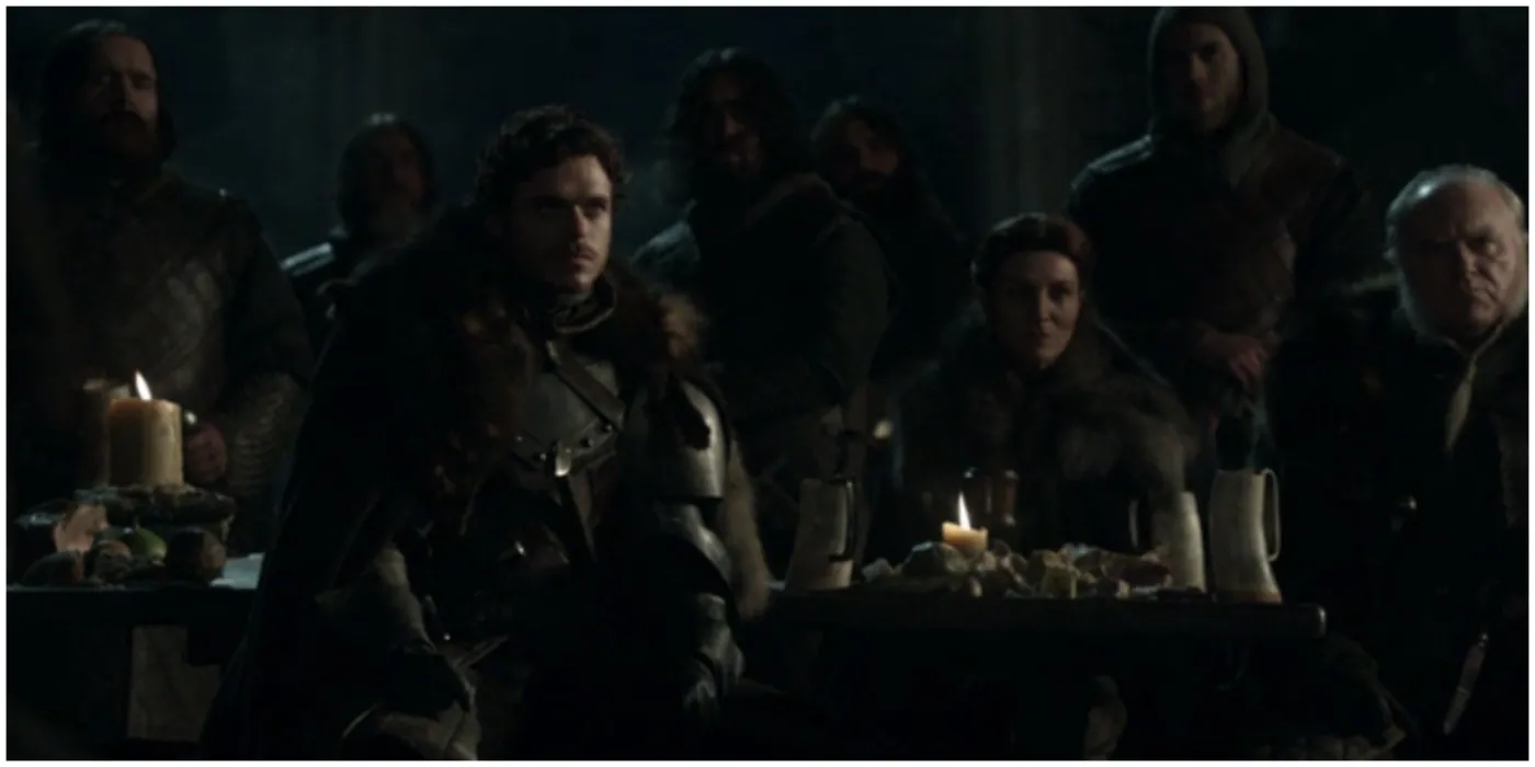 Robb Stark dans son campement