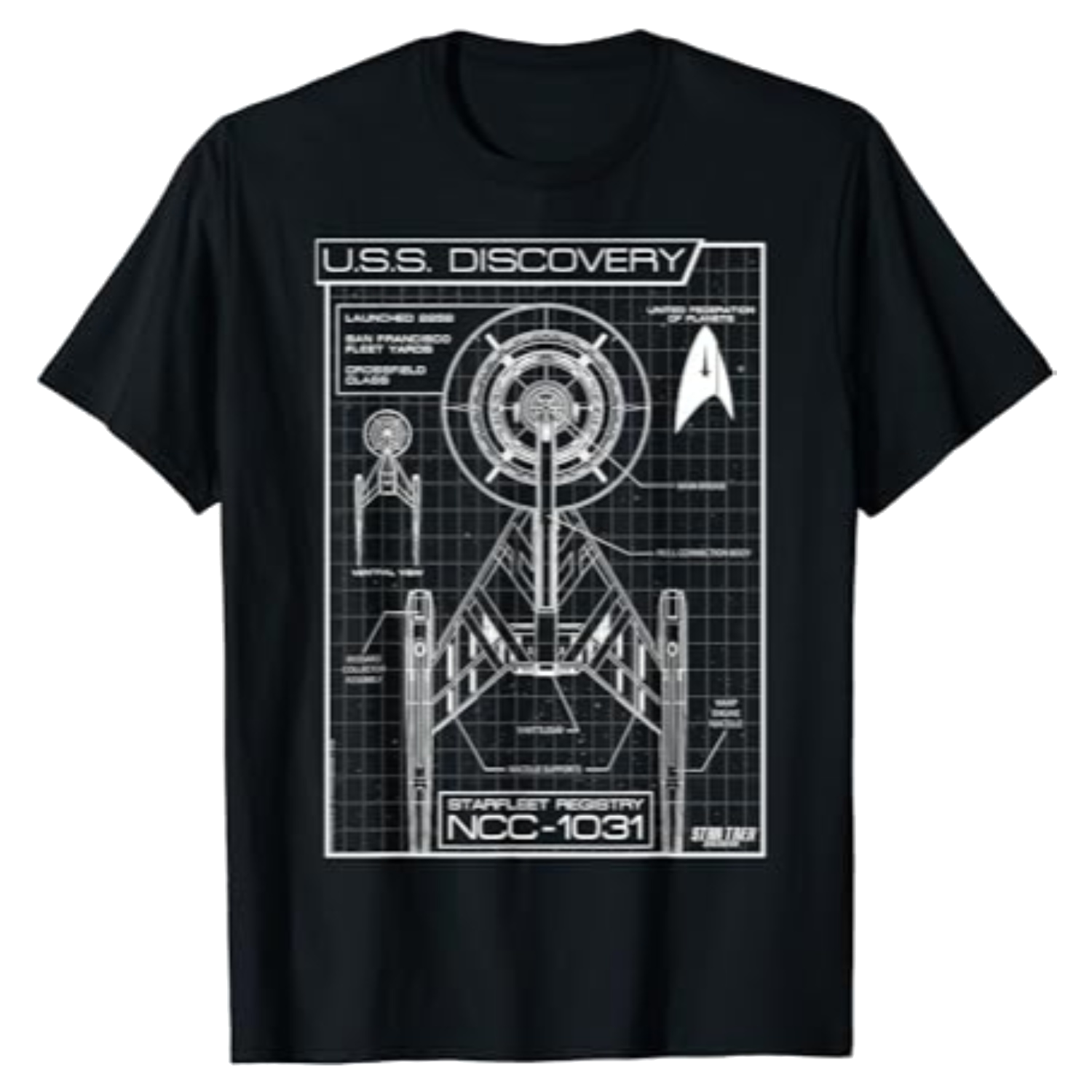 Star Trek Discovery Schematics Shirt